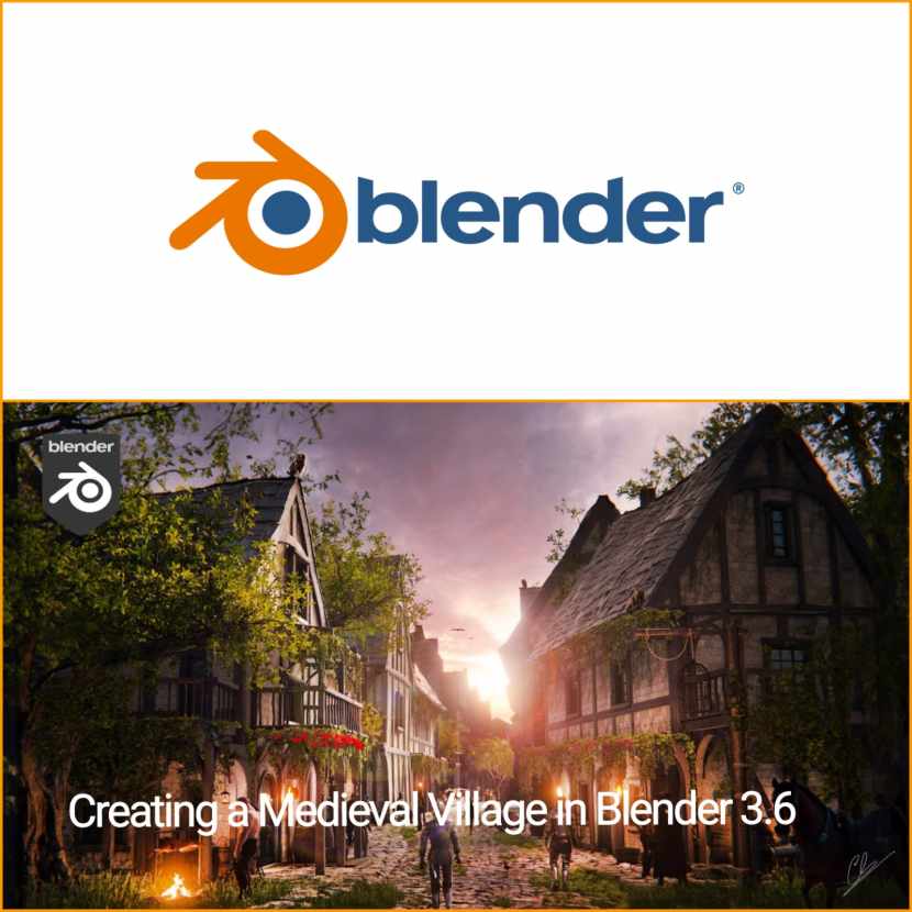 Pietro Chiovaro - Creating a Medieval Village in Blender 3.6